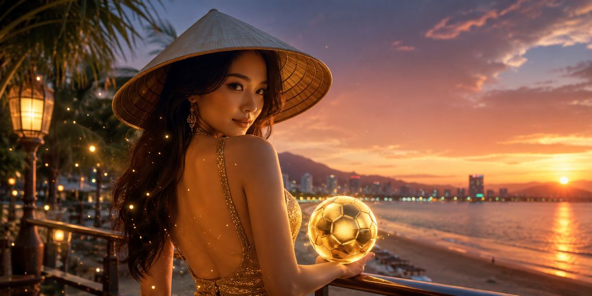 Người dùng tại Sài Gòn xem cá cược thể thao trên điện thoại di động với nón lá truyền thống